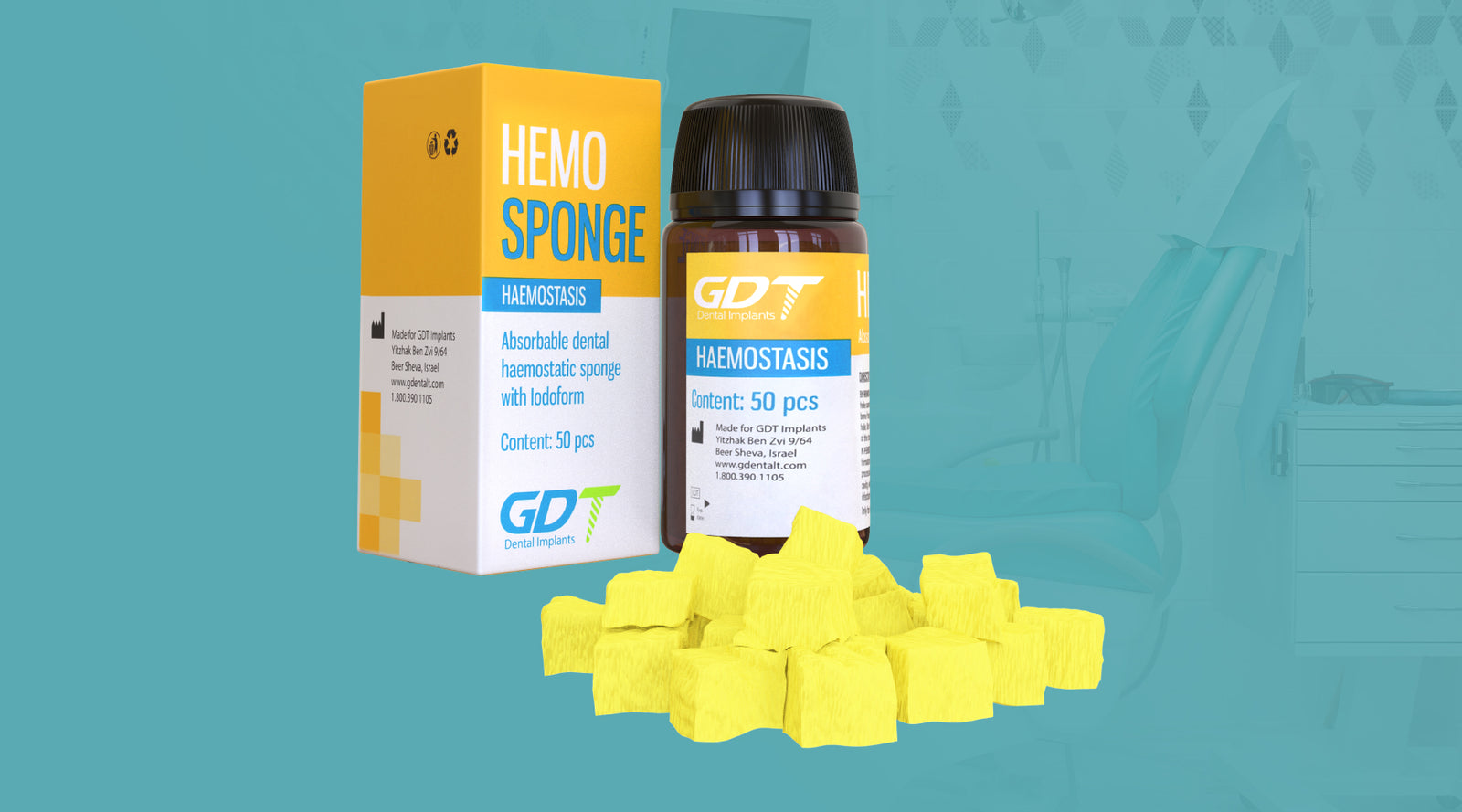  Combating Infections and Promoting Healing: GDT Hemosponge with Iodoform 