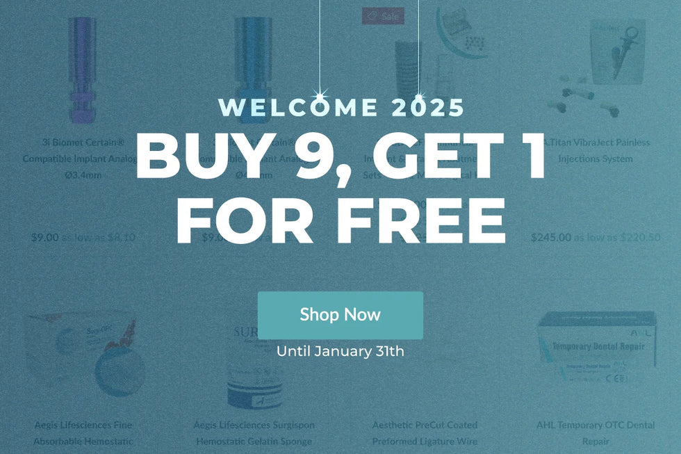 Welcoming 2025 at Wholedent.com - Buy 9 Get 1 for free