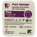 DSI Pure Sponge Collagen Plug, Individual Packaging-Collagen Sponge-WholeDent.com