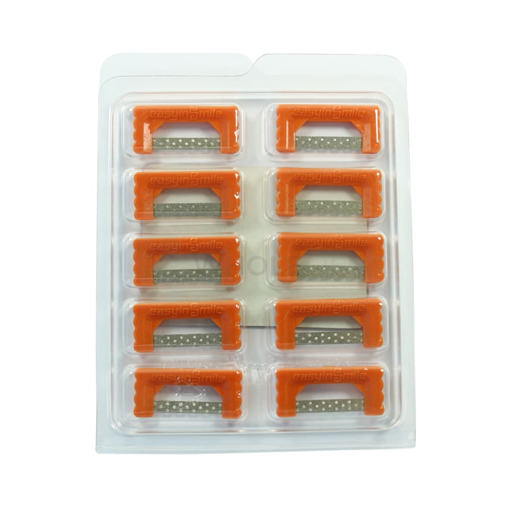 Easyinsmile Perforated Bright Orange Ipr Strips Set