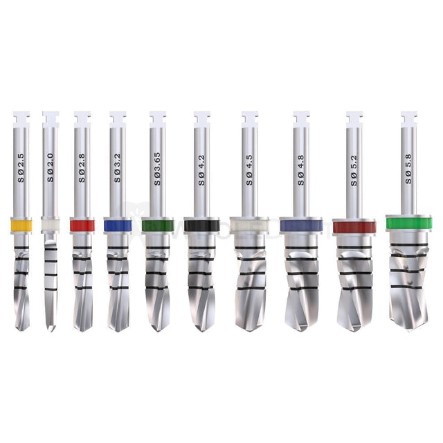 GDT Short Drills 11.5mm External Irrigated-Implant Drills-WholeDent.com