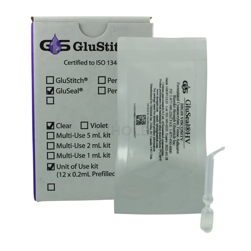 Glustitch Gluseal HV Прозрачный клей для тканей полости рта