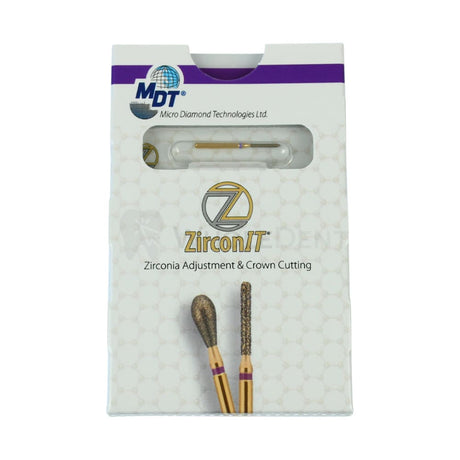  Mdt Beveled Cylinder Z130 Fg Zirconit Adj Diamond Burs 