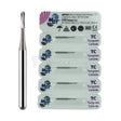 Mdt Domed Fissure Plain Cut Fg Carbide Burs