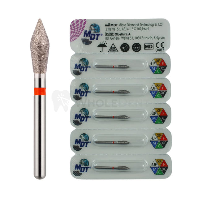 Mdt Pointed Bud 033 Fg Diamond Burs Carbide