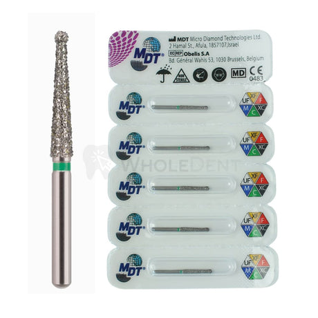 Mdt Pointed Cone With Rounded Diamond Tip E164 Fg Endo Burs