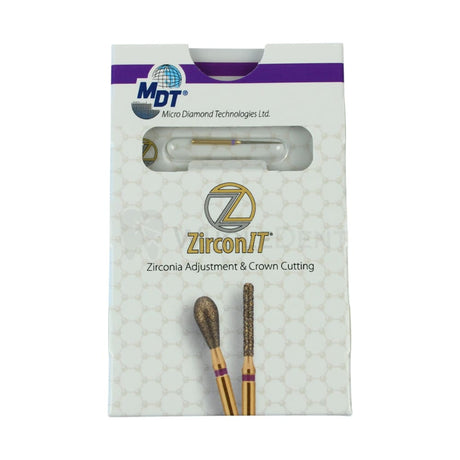  Mdt Pointed Cone Z167 Fg Zirconit Adj Diamond Burs 