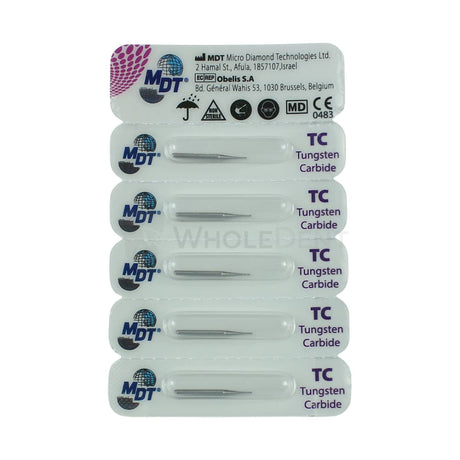 Mdt Round Fg Carbide Burs - 5Pcs