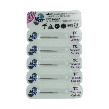 Mdt Straight Fissure Flat Cross Cut Fg Carbide Burs