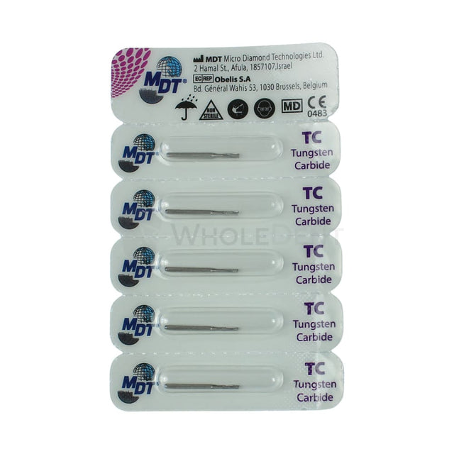 Mdt Straight Fissure Flat Cross Cut Fg Carbide Burs