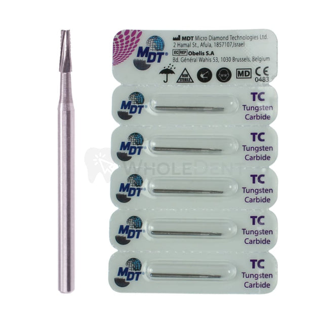 Mdt Tapered Fissure Cross Cut Fg Carbide Burs