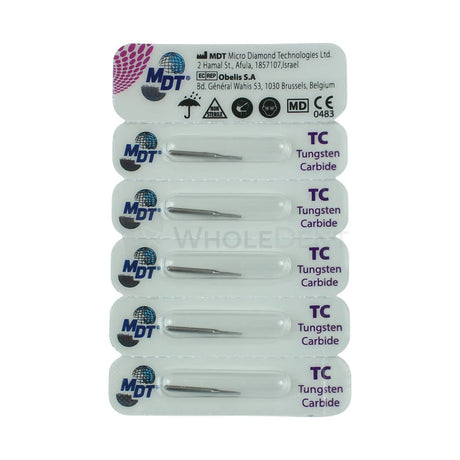 Mdt Tapered Fissure Plain Cut Fg Carbide Burs