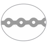 Morelli Elastic Chain Gray Large Gap 4.5m-Orthodontic Elastic-WholeDent.com