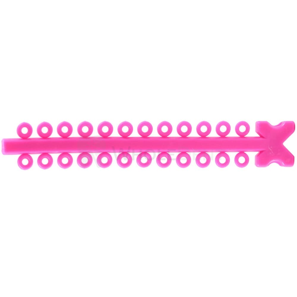 Morelli Elastic Ligature Modules Pink Color-Orthodontic Elastic-WholeDent.com