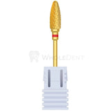 Wilson Cross Cut Fine Flame Gold Carbide Bur